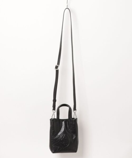 ASH（アッシュ）の「ASH/アッシュ【REGGAE】スクエアミニショルダーバッグ（ショルダーバッグ・レディース・ブラック/ホワイト・ONE SIZE）」の2枚目の写真