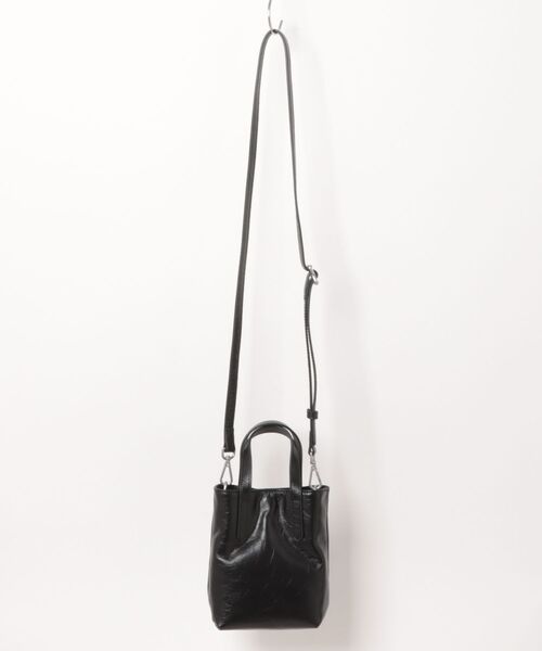 ASH（アッシュ）の「ASH/アッシュ【REGGAE】スクエアミニショルダーバッグ（ショルダーバッグ・レディース・ブラック/ホワイト・ONE SIZE）」の5枚目の写真