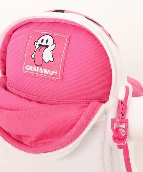 GRAF BooGhost【多通貨対応】ゴーストコインポーチ 裏起毛フーディ Order] USJ Mario Ghost Boo Necklace Pouch Coin Purse