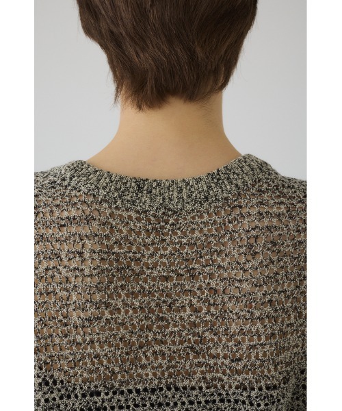 トップス r_aek Summer knit v neck tops サマーニットブイネックトップス