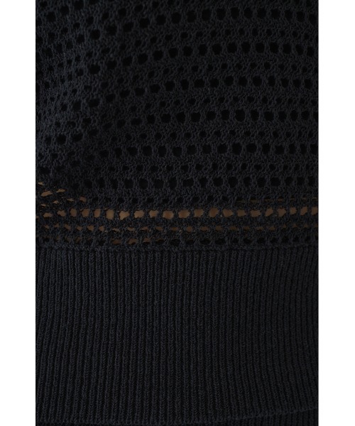 Summer knit v neck tops サマーニットブイネックトップス