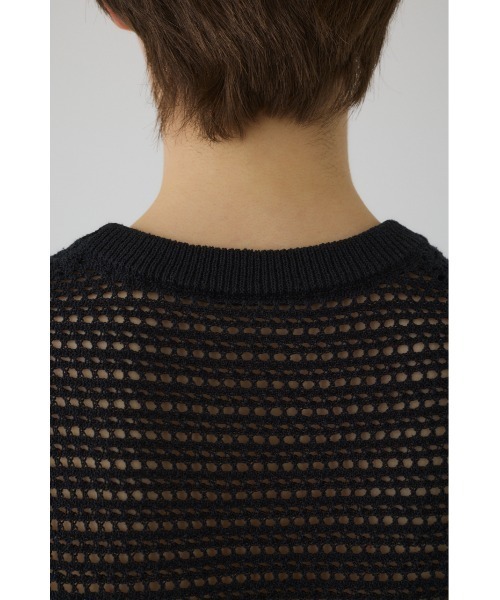 Summer knit v neck tops サマーニットブイネックトップス