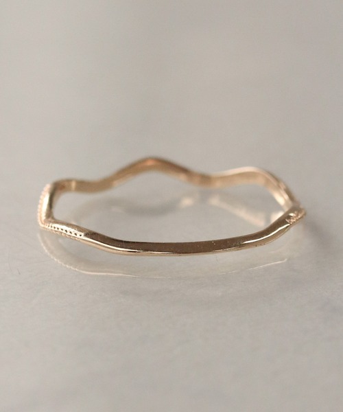 NOIR DE POUPEE（ノワールドプーペ）の「K10 layer ring ピンキー
