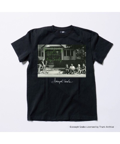 TMT（ティーエムティー）の「【TMT×Joseph Szabo】DRY COTTON STANDARD S/S TEE （boys)（Tシャツ/カットソー・メンズ・ホワイト/ブラック・MEDIUM/LARGE/X-LARGE）」の2枚目の写真