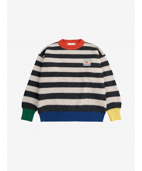 BOBO CHOSES（ボボショーズ）の「Smiling stripes jumper（ニット/セーター・キッズ・マルチ・12-13y/8-9y/10-11y/2-3YEAR/4-5YEAR/6-7YEAR）」の6枚目の写真