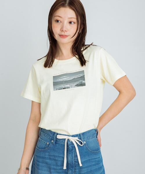 URBAN RESEARCH Sonny Label(アーバンリサーチサニーレーベル)の「フォトプリントTシャツ(Tシャツ/カットソー・レディース・オフホワイト/スミクロ/イエロー系その他・FREE)」の14枚目の写真