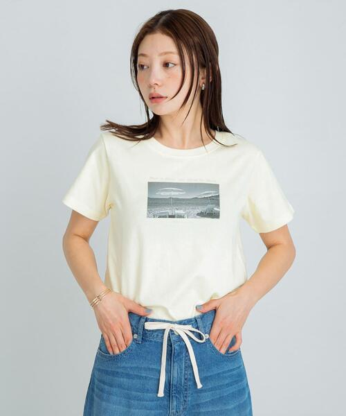 URBAN RESEARCH Sonny Label(アーバンリサーチサニーレーベル)の「フォトプリントTシャツ(Tシャツ/カットソー・レディース・オフホワイト/スミクロ/イエロー系その他・FREE)」の15枚目の写真