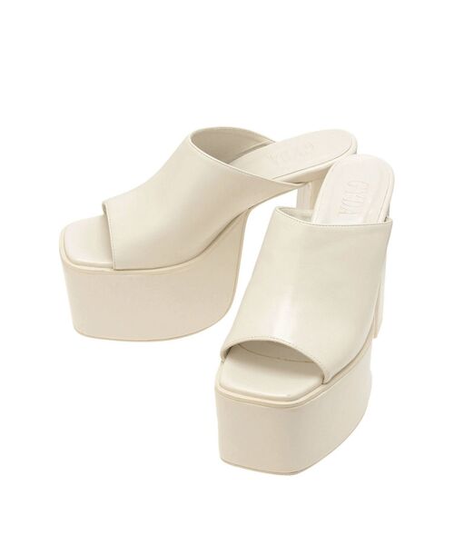 GYDA（ジェイダ）の「BASIC チャンキーサンダル（サンダル・レディース・ブラック/アイボリー/その他1・SMALL/LARGE/MEDIUM）」の4枚目の写真