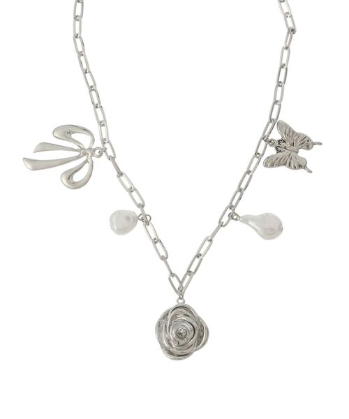 EVRIS（エヴリス）の「ORIGINAL MOTIF CHOKERネックレス（ネックレス・レディース・シルバー/ゴールド・FREE）」の9枚目の写真