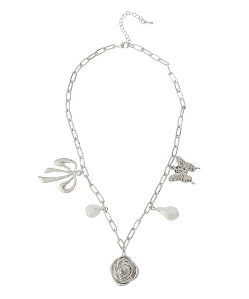 EVRIS（エヴリス）の「ORIGINAL MOTIF CHOKERネックレス（ネックレス・レディース・シルバー/ゴールド・FREE）」の4枚目の写真