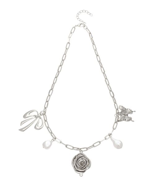 EVRIS（エヴリス）の「ORIGINAL MOTIF CHOKERネックレス（ネックレス・レディース・シルバー/ゴールド・FREE）」の3枚目の写真