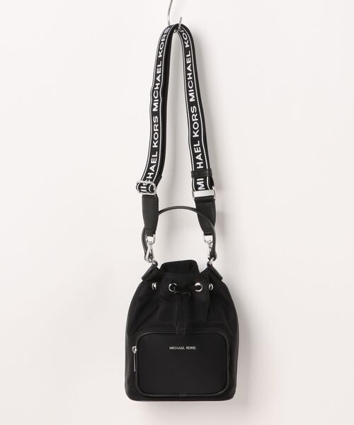 MICHAEL KORS（マイケルコース）の「KHAI ナイロン バケット バッグ スモール（ショルダーバッグ・レディース・ブラック・FREE）」の8枚目の写真