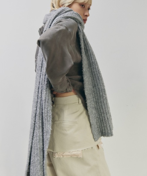 lit(リット)の「【NEW ver.】Layered Like Twill Pants(チノパンツ・レディース・ワイン/チャコールグレー/キナリ・36/38)」の14枚目の写真