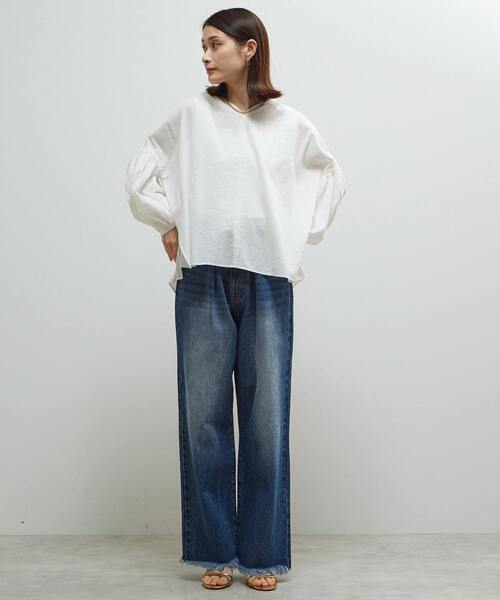SOFFITTO(ソフィット)の「《定番》ギャザーブラウス(シャツ/ブラウス・レディース・ホワイト系その他/イエロー/ブラック/ブラウン・FREE)」の11枚目の写真