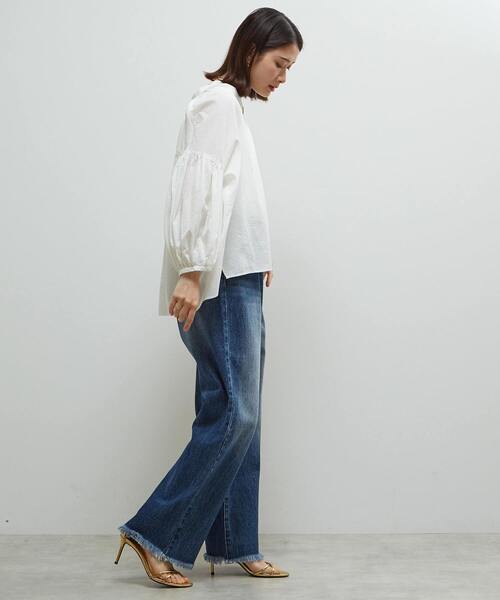 SOFFITTO(ソフィット)の「《定番》ギャザーブラウス(シャツ/ブラウス・レディース・ホワイト系その他/イエロー/ブラック/ブラウン・FREE)」の12枚目の写真