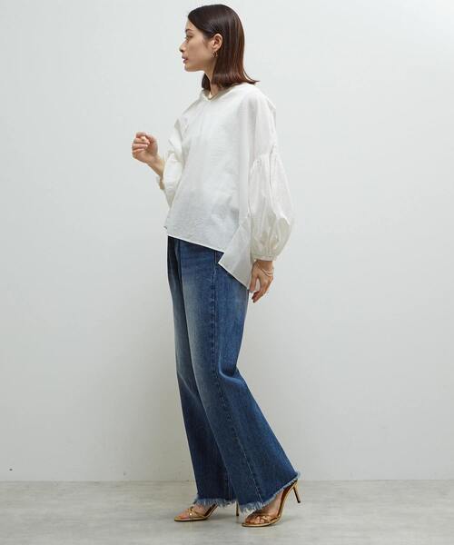 SOFFITTO(ソフィット)の「《定番》ギャザーブラウス(シャツ/ブラウス・レディース・ホワイト系その他/イエロー/ブラック/ブラウン・FREE)」の14枚目の写真