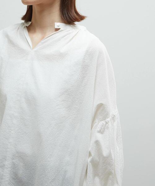 SOFFITTO(ソフィット)の「《定番》ギャザーブラウス(シャツ/ブラウス・レディース・ホワイト系その他/イエロー/ブラック/ブラウン・FREE)」の19枚目の写真