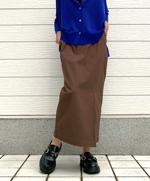 Q（キュー）の「ストレッチタイトスカート（スカート・レディース・グレー/ブラウン/ブラック・MEDIUM）」の17枚目の写真