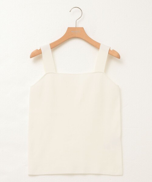 NOLLEY’S Sophi（ノーリーズソフィ）の「《手洗い可能》総針ニットキャミソール（キャミソール・レディース・ホワイト/ダークブラウン/ブラック・FREE）」の17枚目の写真