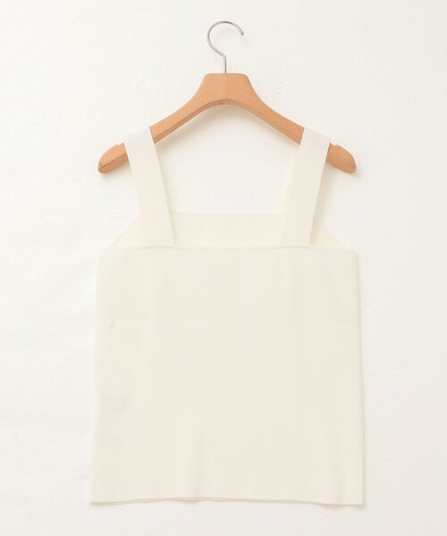 NOLLEY’S Sophi（ノーリーズソフィ）の「《手洗い可能》総針ニットキャミソール（キャミソール・レディース・ホワイト/ダークブラウン/ブラック・FREE）」の20枚目の写真