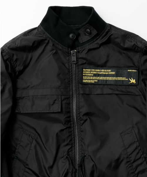beautiful people（ビューティフルピープル）の「Spiewak double-end  c/n work blouson（ブルゾン・メンズ・ブラック/マルチ・40/38/36）」の12枚目の写真
