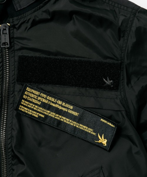 beautiful people（ビューティフルピープル）の「Spiewak double-end  c/n work blouson（ブルゾン・メンズ・ブラック/マルチ・40/38/36）」の14枚目の写真