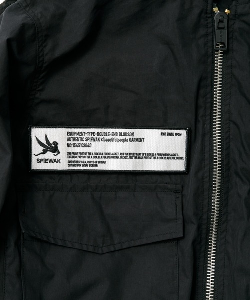 beautiful people（ビューティフルピープル）の「Spiewak double-end  c/n work blouson（ブルゾン・メンズ・ブラック/マルチ・40/38/36）」の17枚目の写真