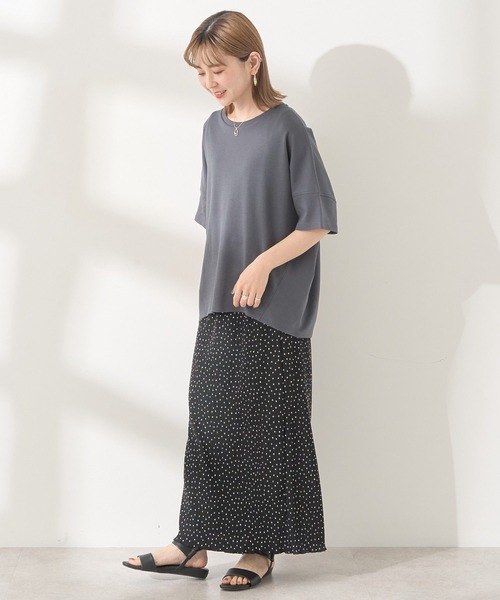 AMERICAN HOLIC(アメリカンホリック)の「ワッシャープリーツタイトスカート(スカート・レディース・ドット/ホワイト系その他2/ブルー系その他6・M/L)」の8枚目の写真