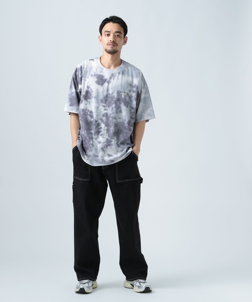 BAYFLOW(ベイフロー)の「タイダイ半袖Tシャツ(Tシャツ/カットソー・メンズ・グリーン/ベージュ/ブラック・MEDIUM/LARGE)」の4枚目の写真