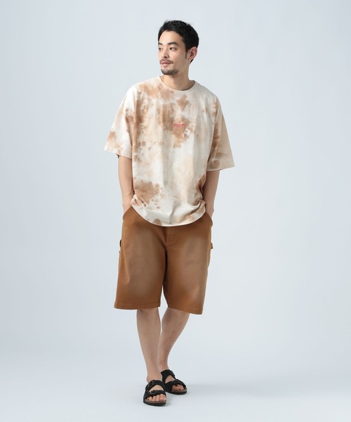 BAYFLOW(ベイフロー)の「タイダイ半袖Tシャツ(Tシャツ/カットソー・メンズ・グリーン/ベージュ/ブラック・MEDIUM/LARGE)」の8枚目の写真