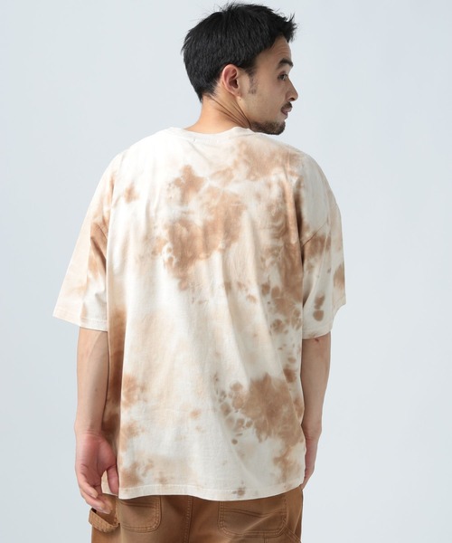 BAYFLOW(ベイフロー)の「タイダイ半袖Tシャツ(Tシャツ/カットソー・メンズ・グリーン/ベージュ/ブラック・MEDIUM/LARGE)」の9枚目の写真