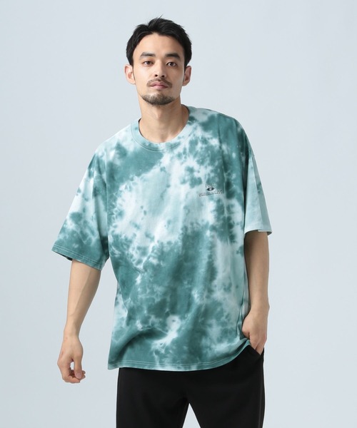 BAYFLOW(ベイフロー)の「タイダイ半袖Tシャツ(Tシャツ/カットソー・メンズ・グリーン/ベージュ/ブラック・MEDIUM/LARGE)」の12枚目の写真