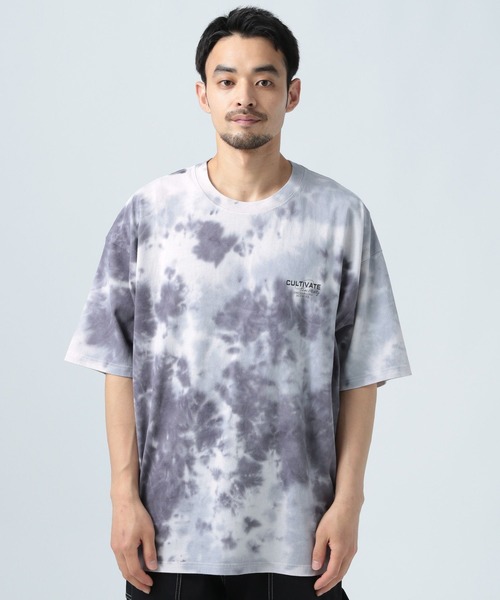 BAYFLOW(ベイフロー)の「タイダイ半袖Tシャツ(Tシャツ/カットソー・メンズ・グリーン/ベージュ/ブラック・MEDIUM/LARGE)」の15枚目の写真