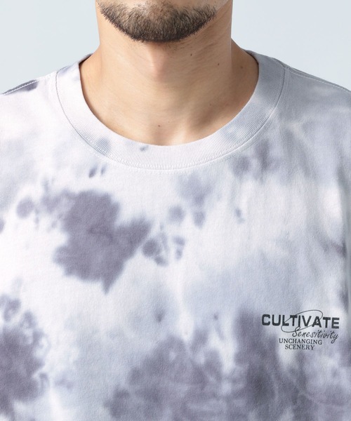 BAYFLOW(ベイフロー)の「タイダイ半袖Tシャツ(Tシャツ/カットソー・メンズ・グリーン/ベージュ/ブラック・MEDIUM/LARGE)」の19枚目の写真