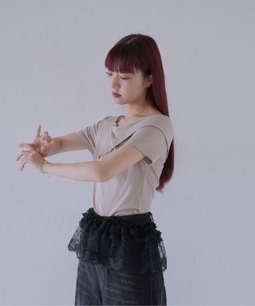 レースフリルラップスカート スカート レースフリルラップスカート : ZOZOTOWN Yahoo!店