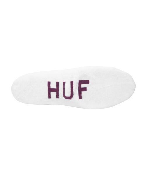 HUF（ハフ）の「MELT SOCKS（ソックス/靴下・メンズ・ブラック/ホワイト・O/S）」の3枚目の写真