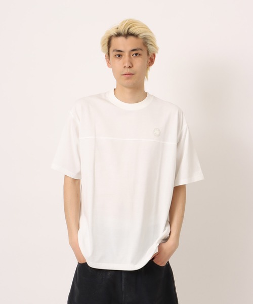atmos(アトモス)の「atmos Quick Drying Big silhouette T-shirt / アトモス クィック ドライング ビッグ シルエット Tシャツ(Tシャツ/カットソー・メンズ・ブラック/ホワイト・M/L/XL)」の1枚目の写真