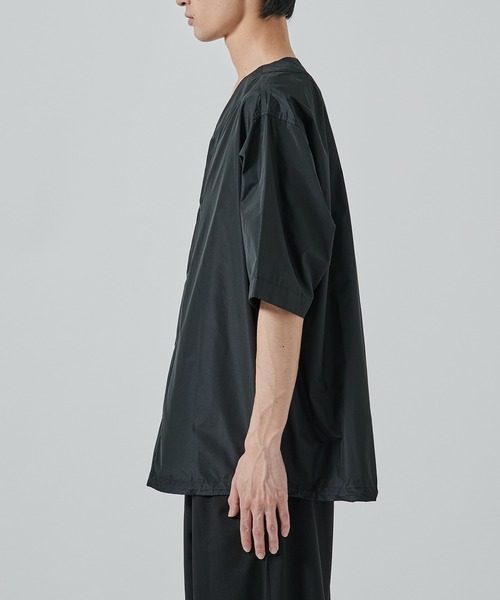 markaware（マーカウェア）の「BASEBALL SHIRT（シャツ/ブラウス・メンズ・ダークグレー/ブラック・1/2）」の6枚目の写真