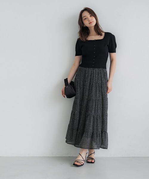 セール】シフォンティアードスカート（スカート）｜coca（coca）（コカ