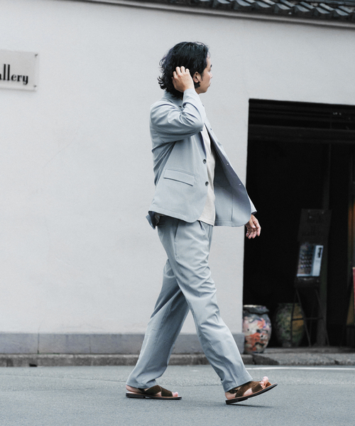 JOURNAL STANDARD relume（ジャーナルスタンダード　レリューム）の「"イージーケア" TECH LINEN COOLMAX(R) ジャケット （セットアップ着用可）（テーラードジャケット・メンズ・ナチュラル/ブラック/ライトグレー/ブラックミックス・MEDIUM/LARGE）」の17枚目の写真