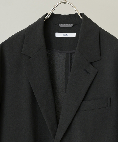 【新品】【未使用】relume リネンレーヨンテーラードジャケット 紺 38 JOURNAL STANDARD relume｜《追加》リネンレーヨンテーラード