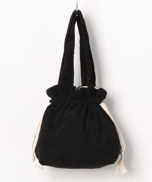 VIBGYOR(ヴィブジョー)の「urbanfemine./コーデュロイ巾着ミニバッグ U7493(ハンドバッグ・レディース・ブラック/ベージュ/ダークグリーン/ブラウン/パープル/グレー/イエロー/ピンク/グリーン/アイボリー/ブルー/ベビーピンク・FREE)」の22枚目の写真
