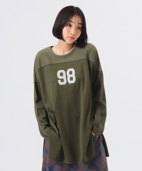 ロゴ フットボール ロングスリーブ Tシャツ（Tシャツ/カットソー