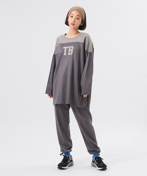 新品未使用　ビームスボーイ　ロゴフットボールロングスリーブ　ブラック BEAMS BOY（ビームスボーイ）の「BEAMS BOY / ロゴ フットボール