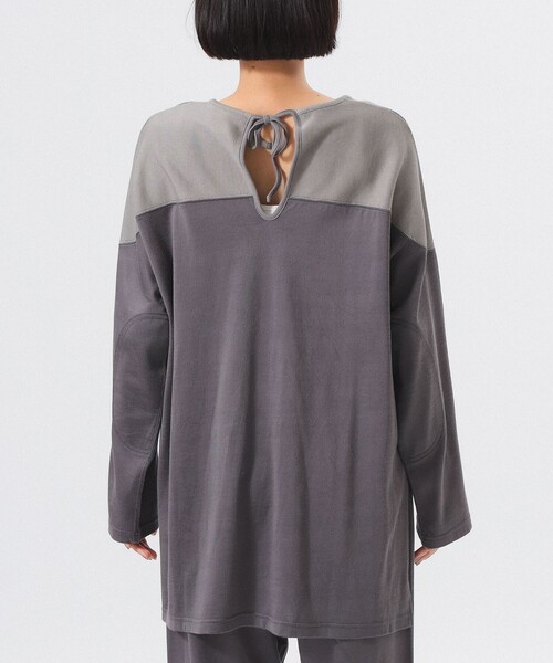 BEAMS BOY（ビームスボーイ）の「【1/15再値下げ】ロゴ フットボール ロングスリーブ Tシャツ（Tシャツ/カットソー・レディース・オリーブ/グレー・ONE SIZE）」の13枚目の写真