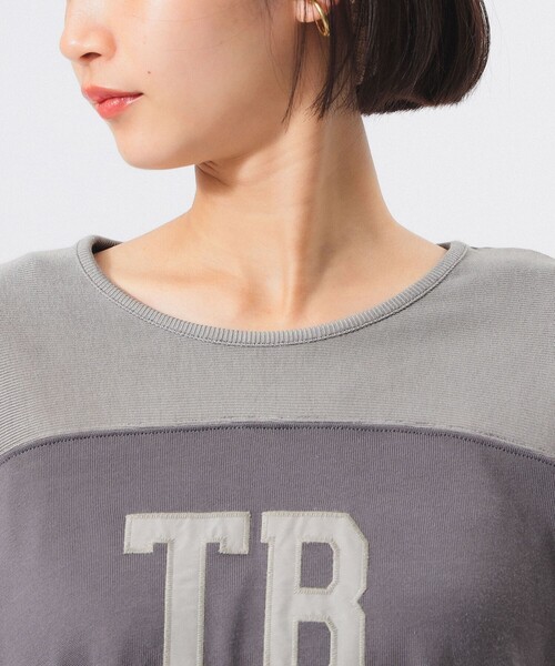 BEAMS BOY（ビームスボーイ）の「【1/15再値下げ】ロゴ フットボール ロングスリーブ Tシャツ（Tシャツ/カットソー・レディース・オリーブ/グレー・ONE SIZE）」の15枚目の写真