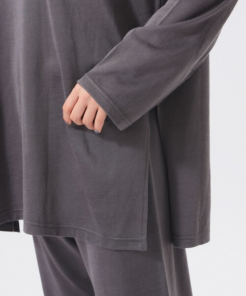 BEAMS BOY（ビームスボーイ）の「【1/15再値下げ】ロゴ フットボール ロングスリーブ Tシャツ（Tシャツ/カットソー・レディース・オリーブ/グレー・ONE SIZE）」の16枚目の写真