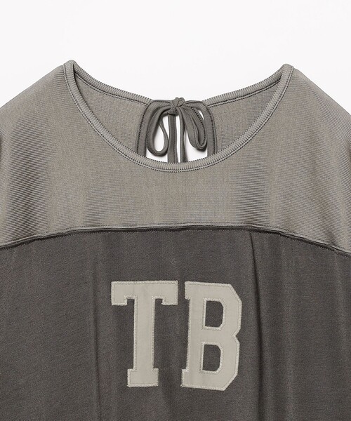 BEAMS BOY（ビームスボーイ）の「【1/15再値下げ】ロゴ フットボール ロングスリーブ Tシャツ（Tシャツ/カットソー・レディース・オリーブ/グレー・ONE SIZE）」の18枚目の写真