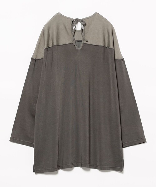 BEAMS BOY（ビームスボーイ）の「【1/15再値下げ】ロゴ フットボール ロングスリーブ Tシャツ（Tシャツ/カットソー・レディース・オリーブ/グレー・ONE SIZE）」の21枚目の写真