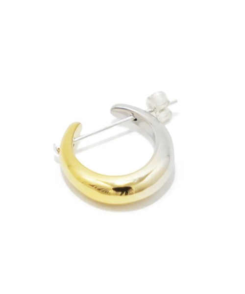 ACE by MORIZANE(エースバイモリザネ)の「【ACE by morizane】band pierce 02 gradation(ピアス(片耳用)・メンズ・シルバー×ゴールド・FREE)」の1枚目の写真